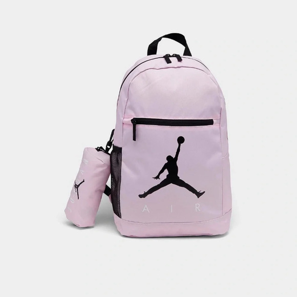 JORDAN‎ Air School Backpack with Pencil Case in Pink Foam - Picture 2 of 10